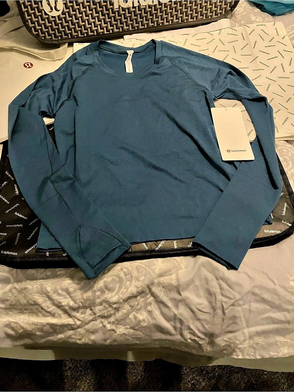 NWT Lululemon Swiftly Tech Long Sleeve 2.0 *Race, 6, CAPRI/CAPTURE BLUE